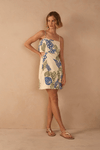 Vestido Curto Estampa Begonia