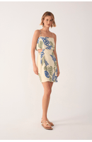 Vestido Curto Estampa Begonia