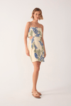 Vestido Curto Estampa Begonia
