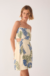 Vestido Curto Estampa Begonia