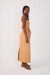 Vestido Midi Sem Alça