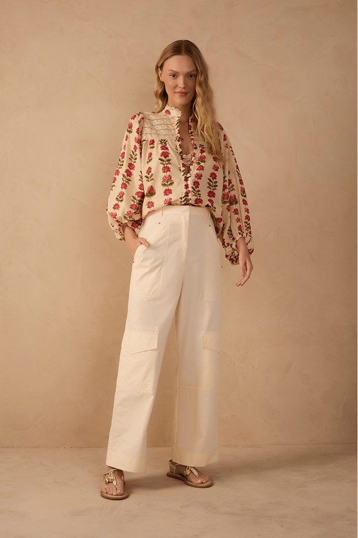 Calça Algodão Rebites