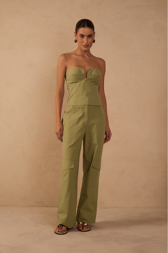 Calça Algodão Rebites