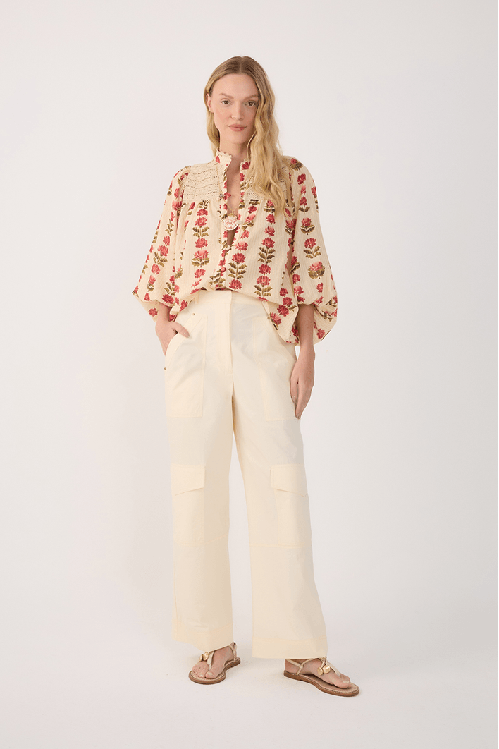 Calça Algodão Rebites