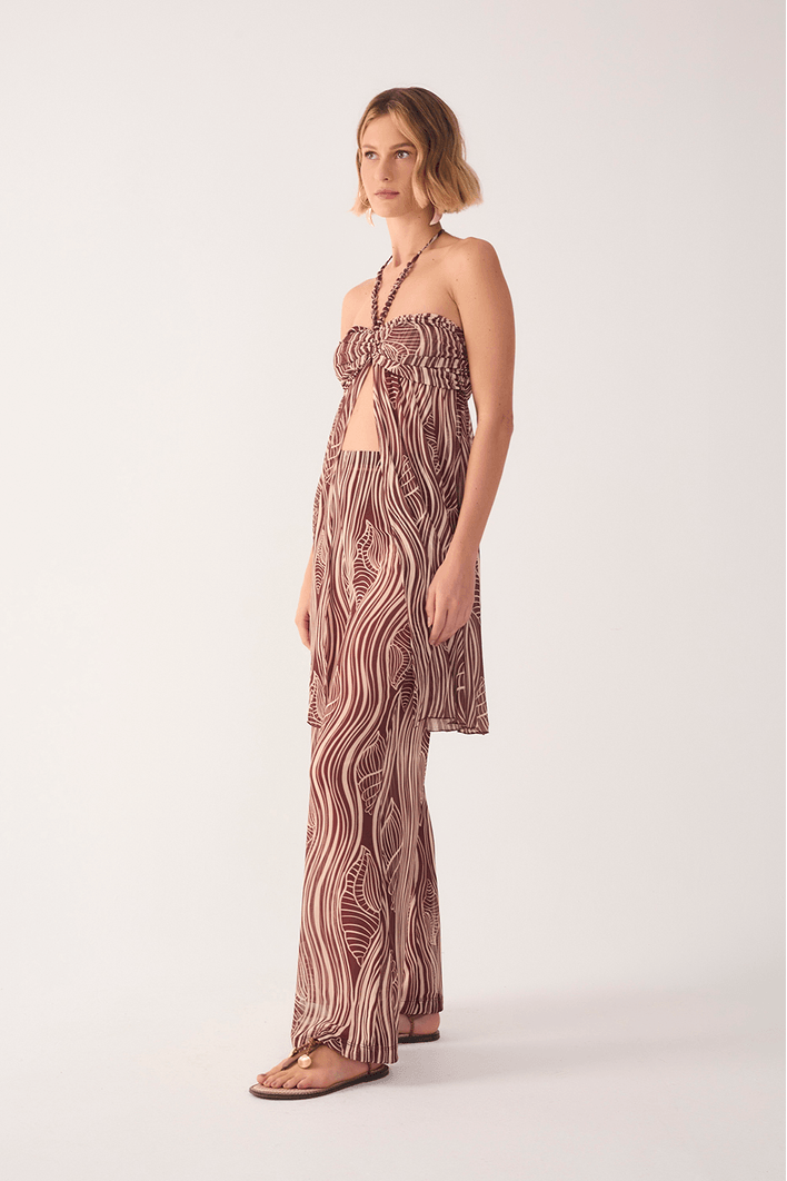 Calça Tule Estampa Som do Mar