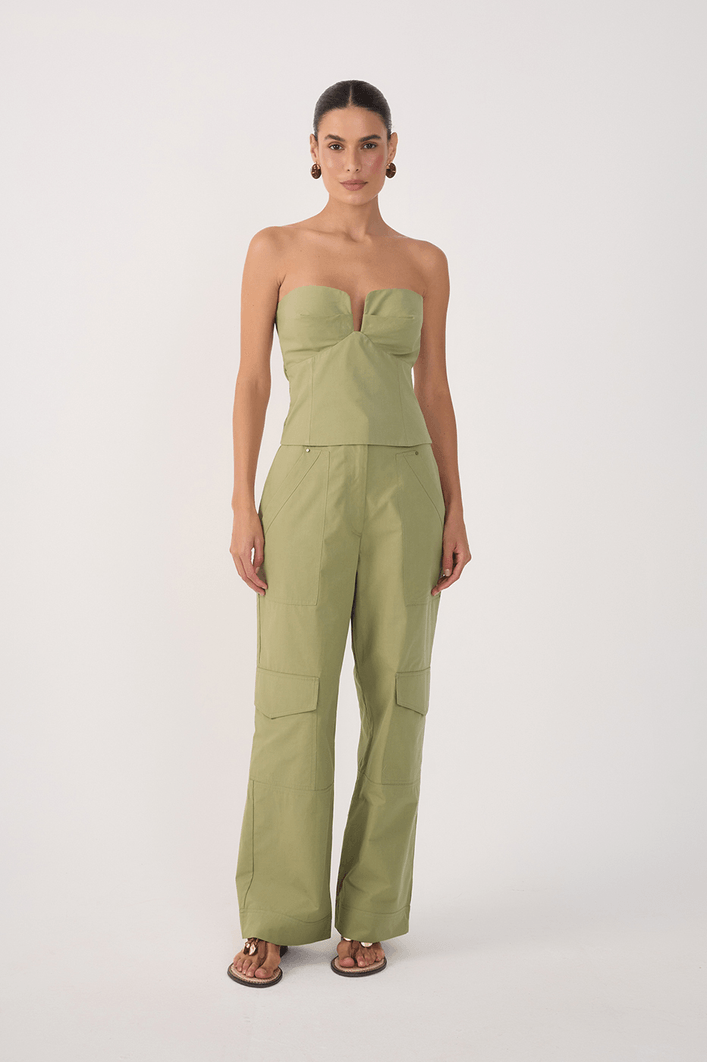 Calça Algodão Rebites