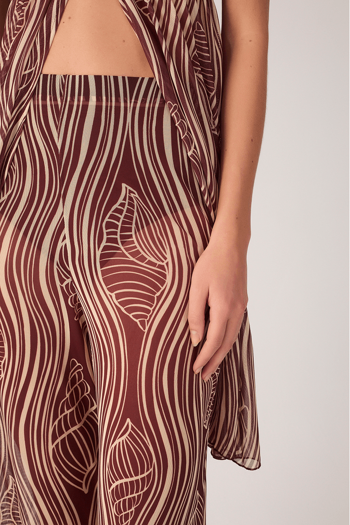 Calça Tule Estampa Som do Mar