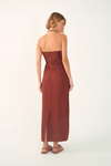 Vestido Midi Sem Alça