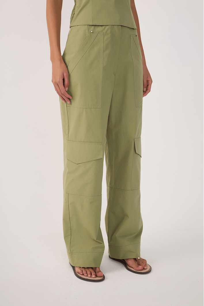 Calça Algodão Rebites