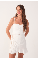Blusa Drapeada Alça Removível
