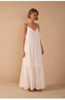 Vestido Longo Pala Bordada