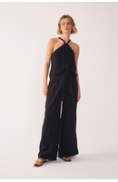 Calça Pantalona Cós Amarração