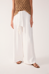 Calça Pantalona Cós Amarração