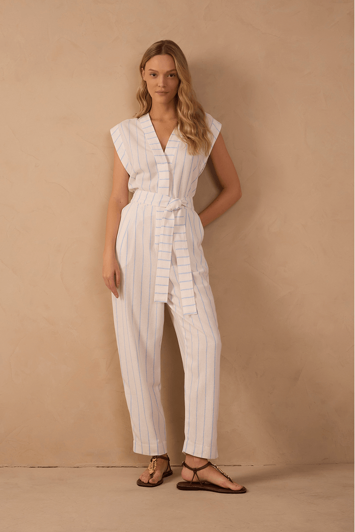 Macacao Linho Listrado