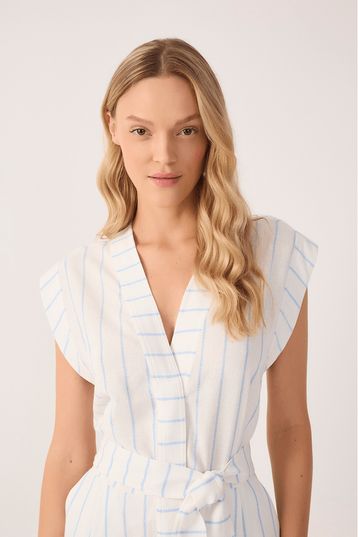 Macacao Linho Listrado