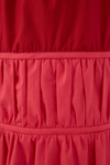Vestido Cropped Algodão Drapeado
