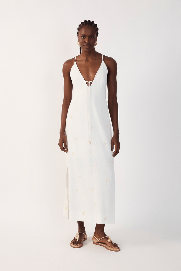 Vestido Bordado Conchinha