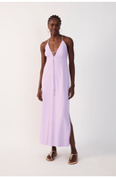 Vestido Cropped Linho Amarração