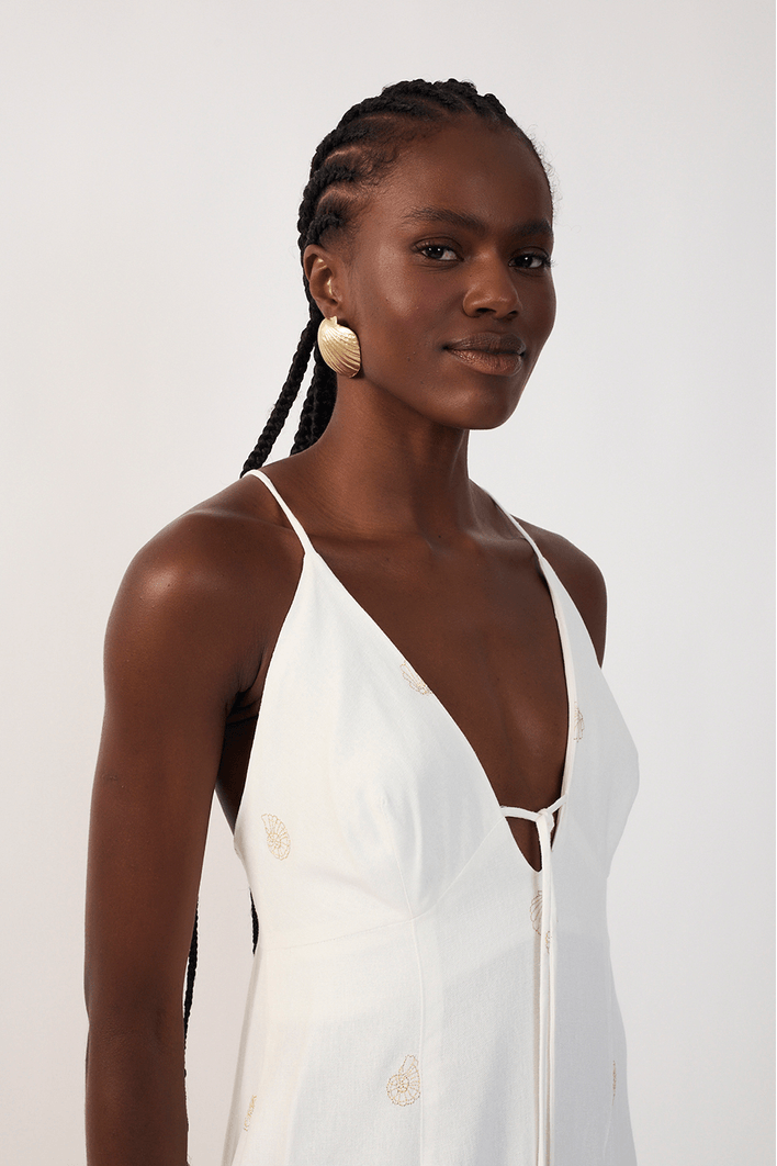 Vestido Bordado Conchinha