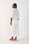 Vestido Cropped Bordado Concha Lurex