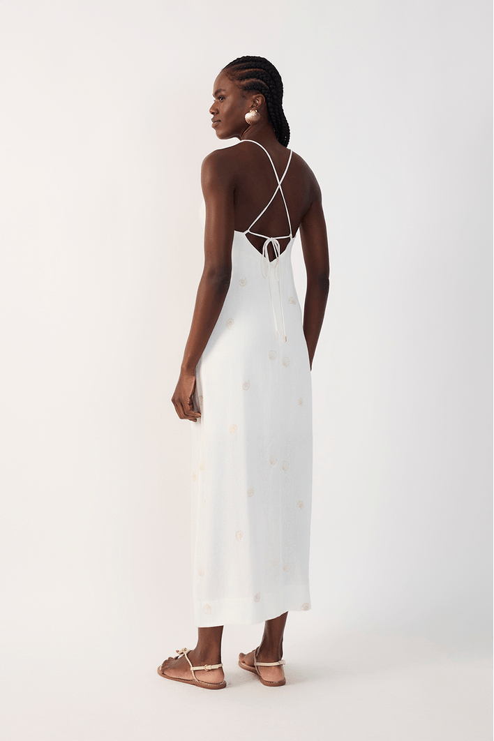 Vestido Bordado Conchinha