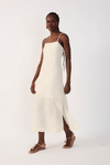 Vestido Cropped Bordado Cadarço