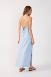 Vestido Cropped Linho Amarração