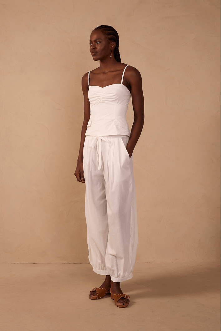 Calça Algodão Ampla