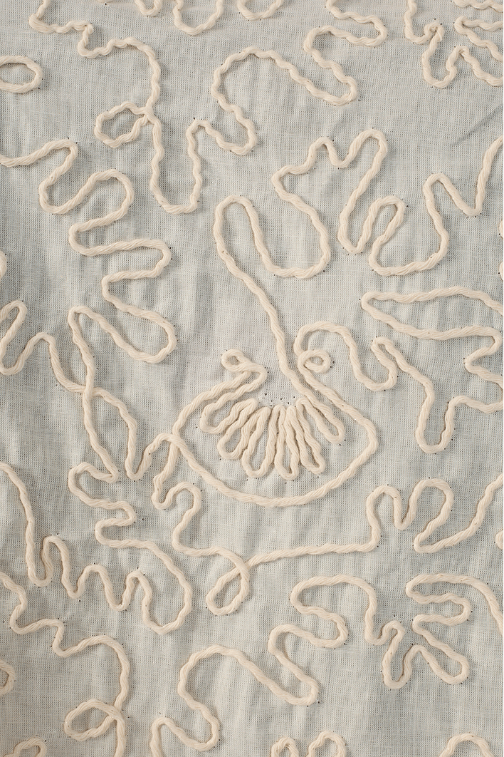 Camisa Mangao Bordado Cadarço