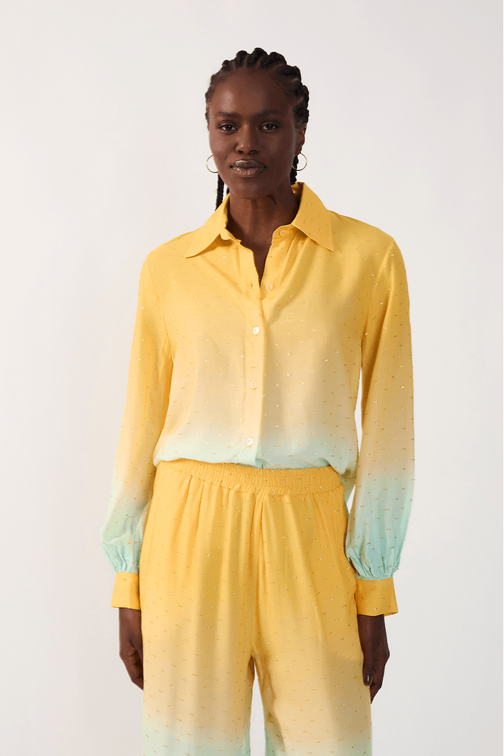 Camisão Lurex Estampa Nascente