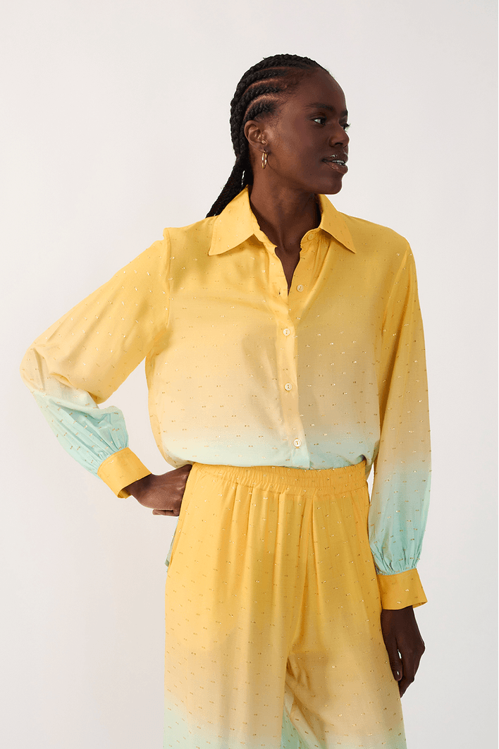 Camisão Lurex Estampa Nascente