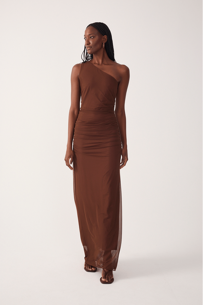 Vestido Tule Ombro Só