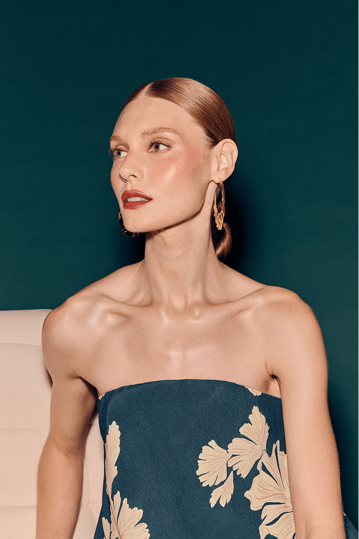 Macacão Estampa Pétala Verde