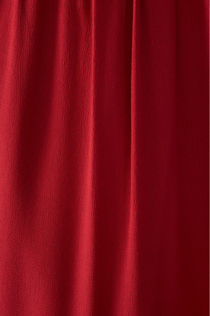 Vestido Crepe Metal  Decote