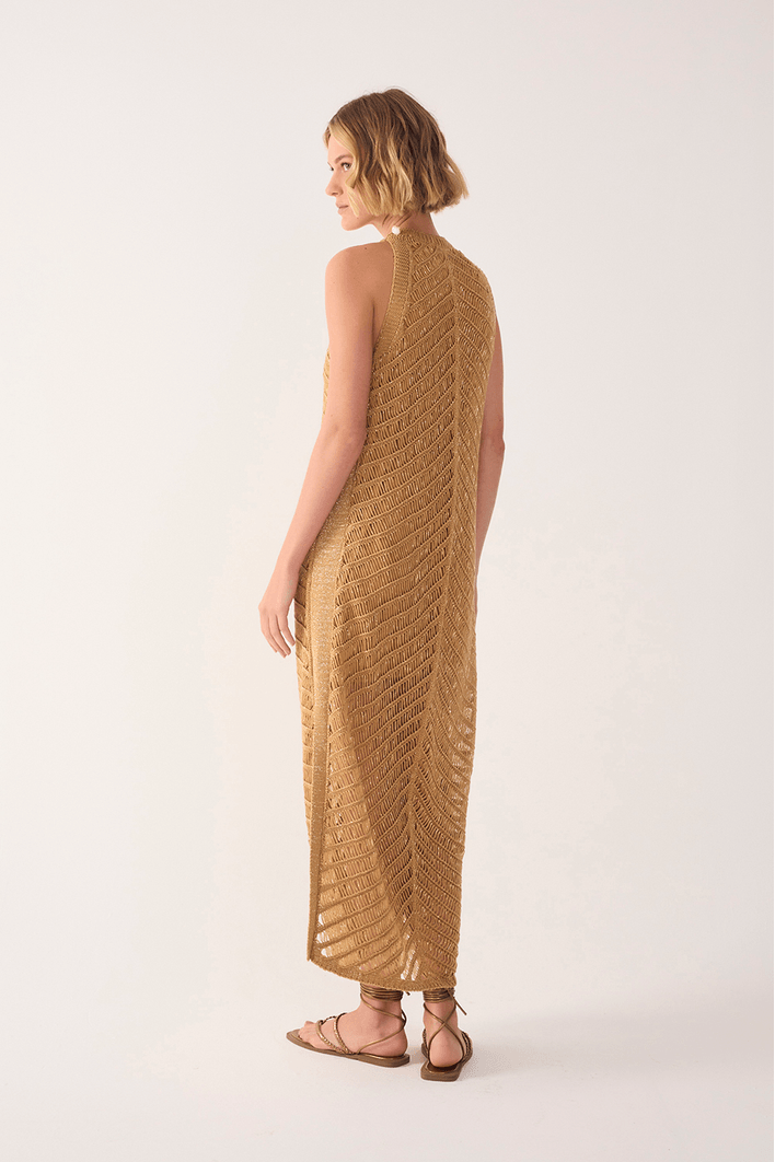 Vestido Tricot Resort Lurex