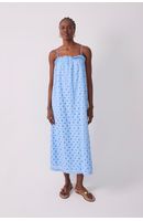 Vestido Cropped Laise Decote Reto