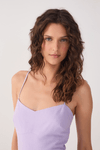 Vestido Midi Linho Fenda