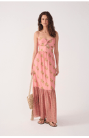 Vestido Cropped Estampa Oásis Mix