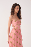 Vestido Cropped Estampa Oásis Mix