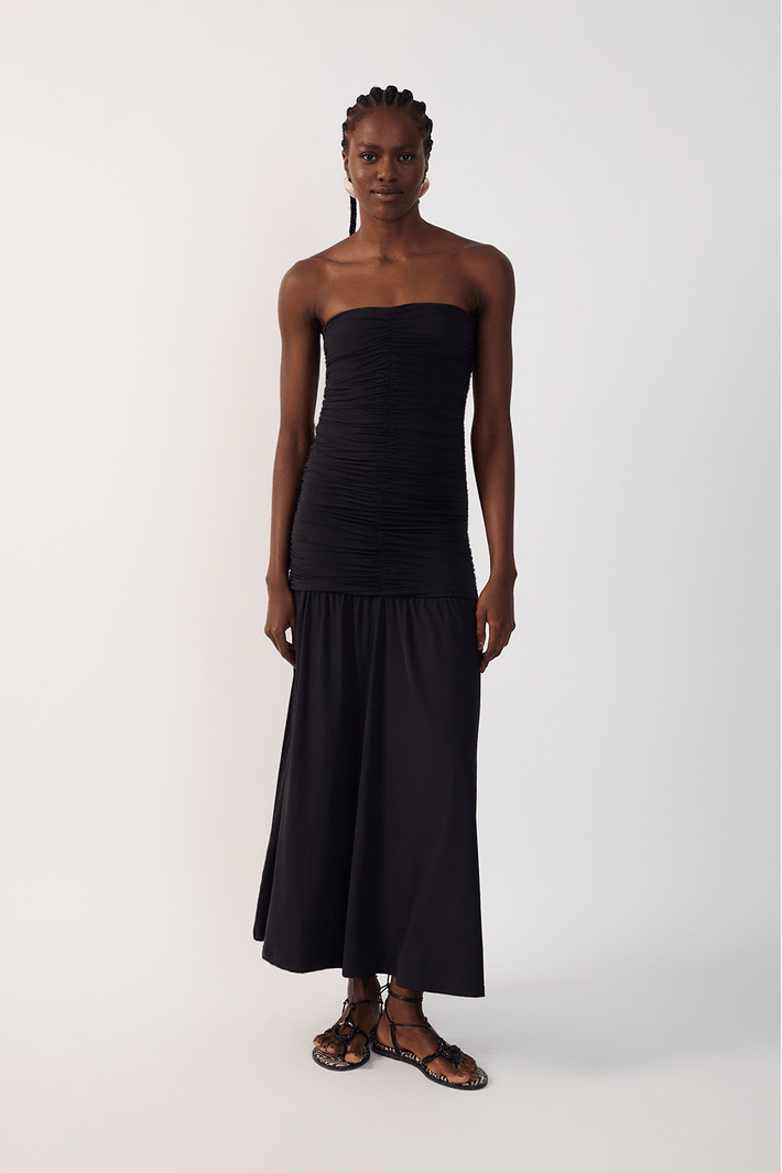 Vestido Sem Alça Franzido Jersey - 01.33.2838|468