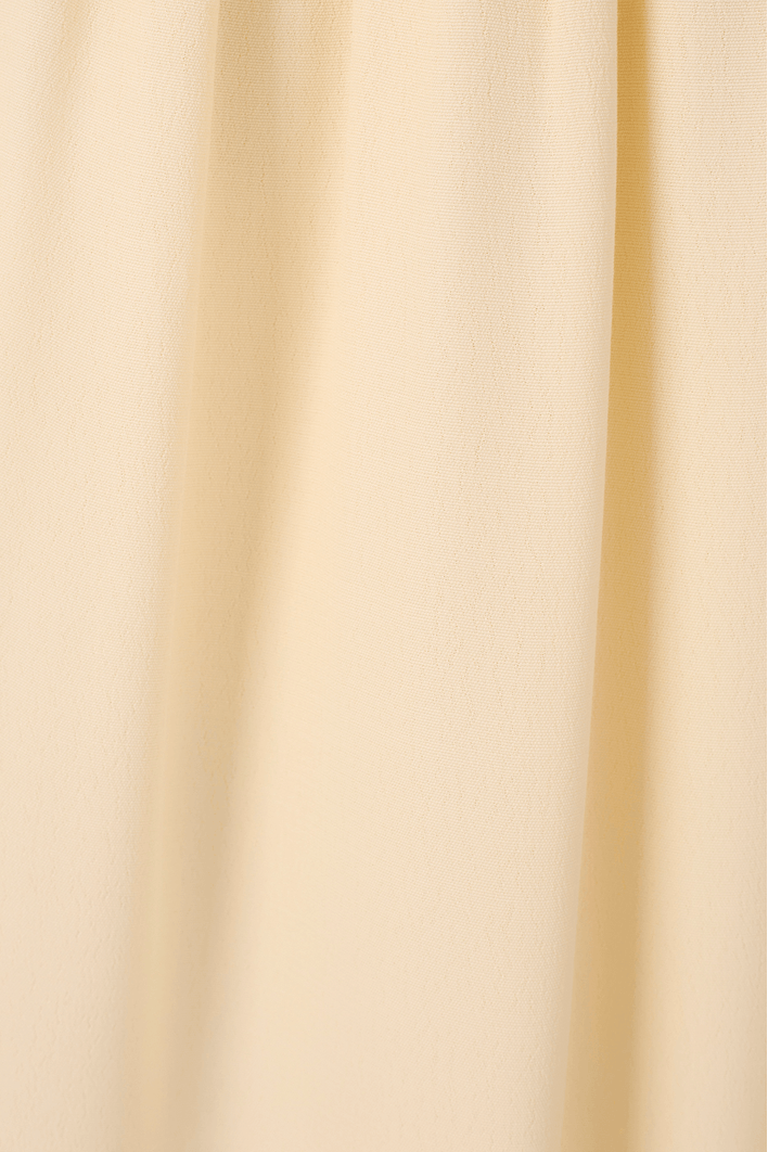 Vestido Crepe Metal  Decote