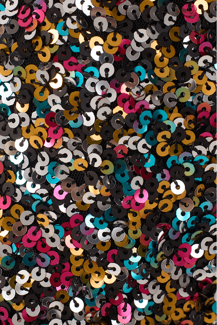 Conjunto Top E Hotpant  Paetê Color