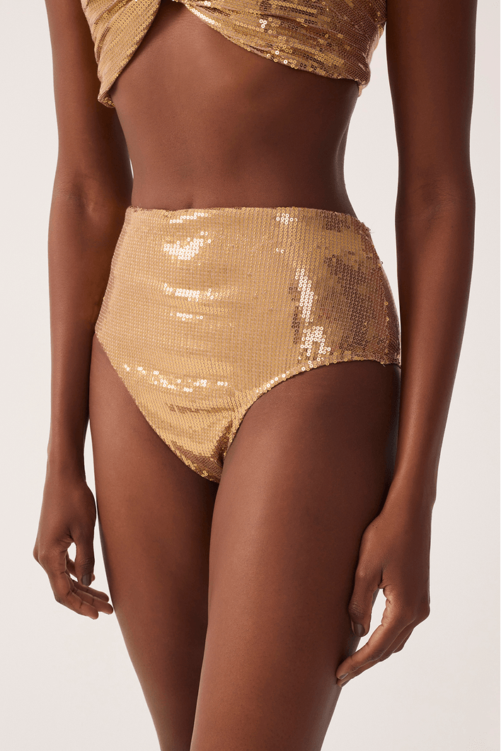 Conjunto Top E Hotpant Paetê