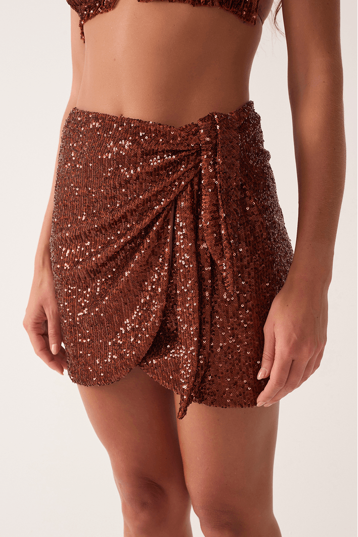 Saia Paetê Amarração