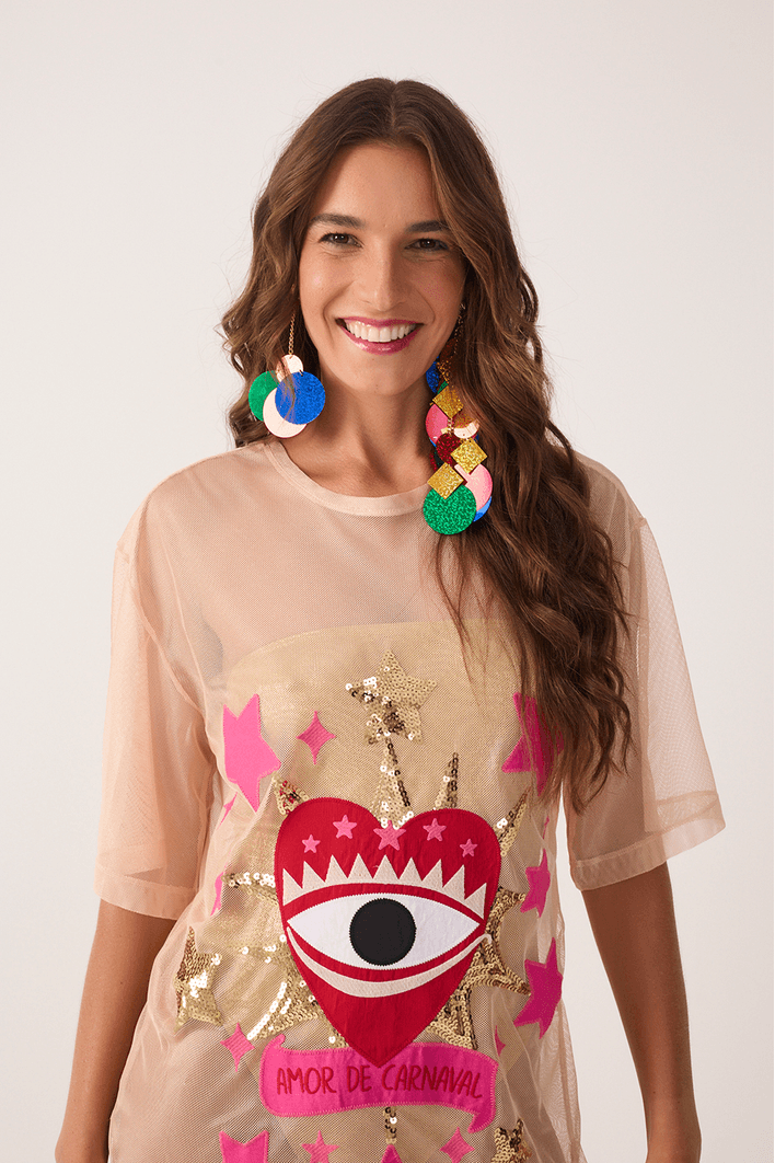T-shirt Tela Amor de Carnaval