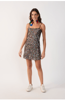 Vestido Curto Paete Color