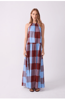 Vestido Cropped Xadrez Marias Deslocadas