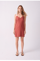 Vestido Curto Linho  Retinho