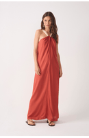 Vestido Cropped Alça Bordada