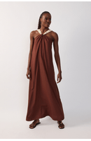 Vestido Cropped Alça Bordada